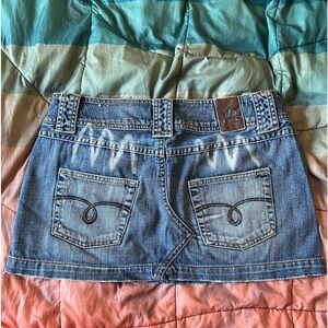 Y2K Jean Skirt